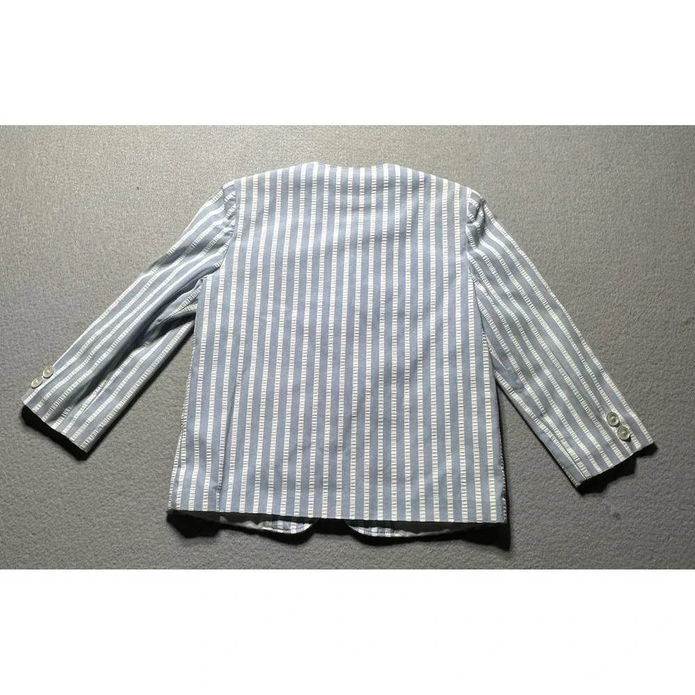 Vintage 1980s Kids Seersucker Blazer